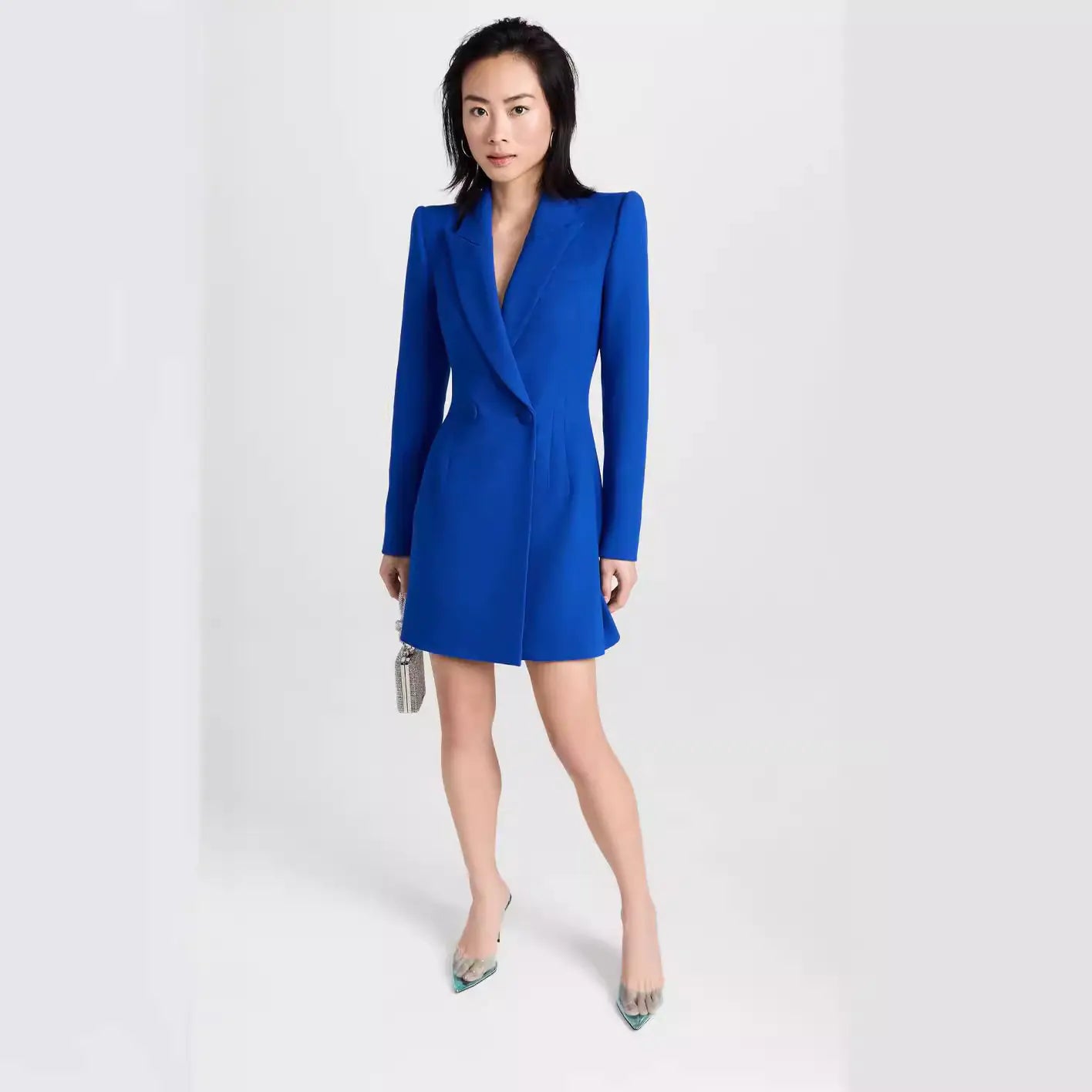2025 Spring Fashionable Solid Color Women's Blazer