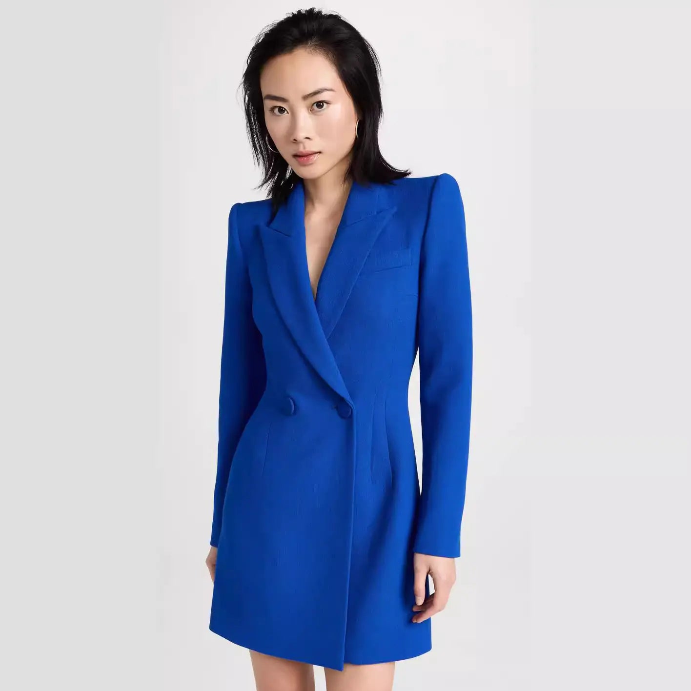 2025 Spring Fashionable Solid Color Women's Blazer