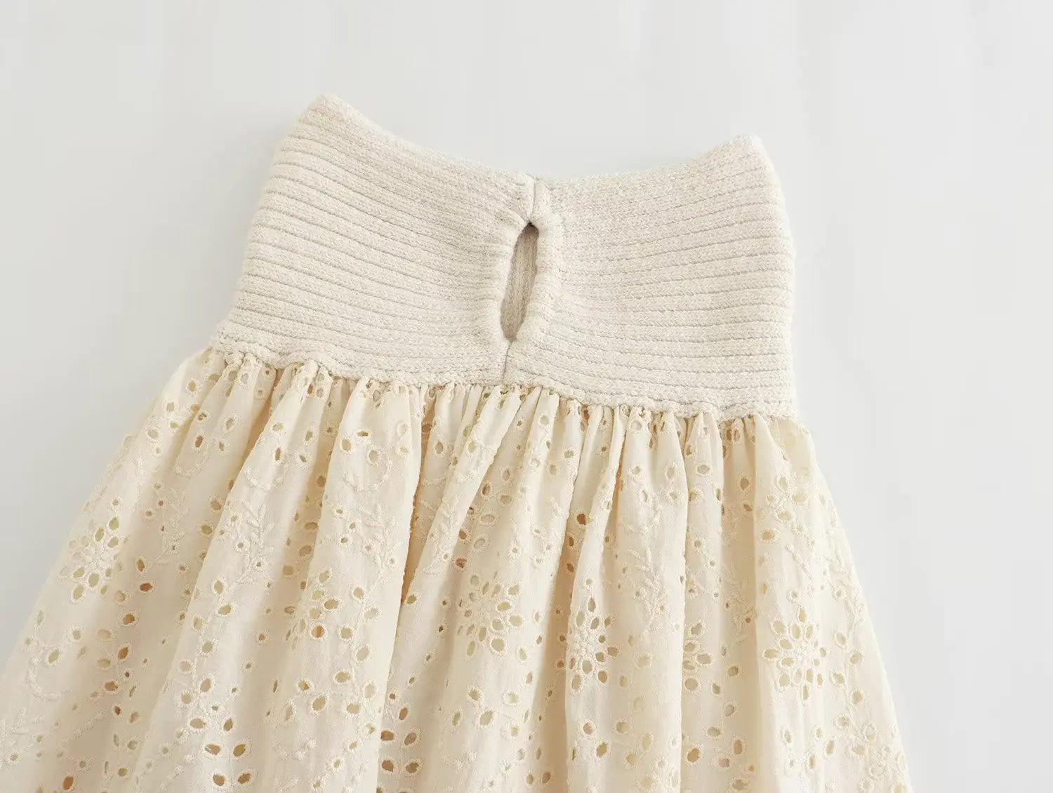 2025 Summer Women's Fashion Embroidered Knit Dress