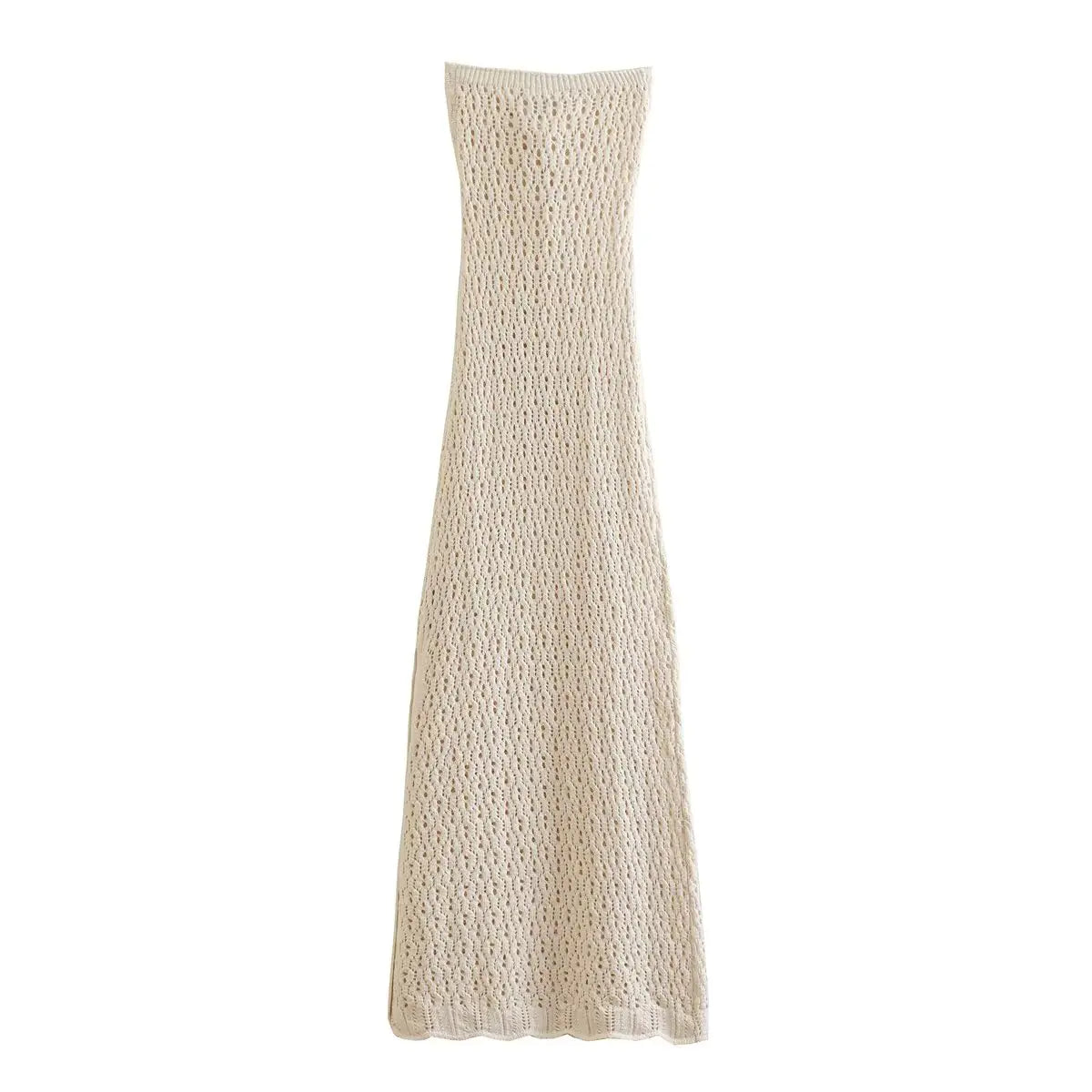 2025 Summer Women's Open-Design Knit Dress